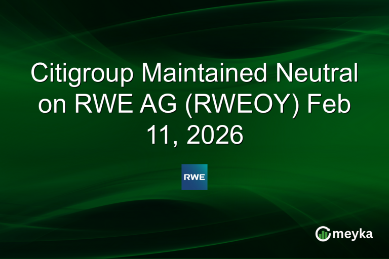 Citigroup Maintained Neutral on RWE AG (RWEOY) Feb 11, 2026