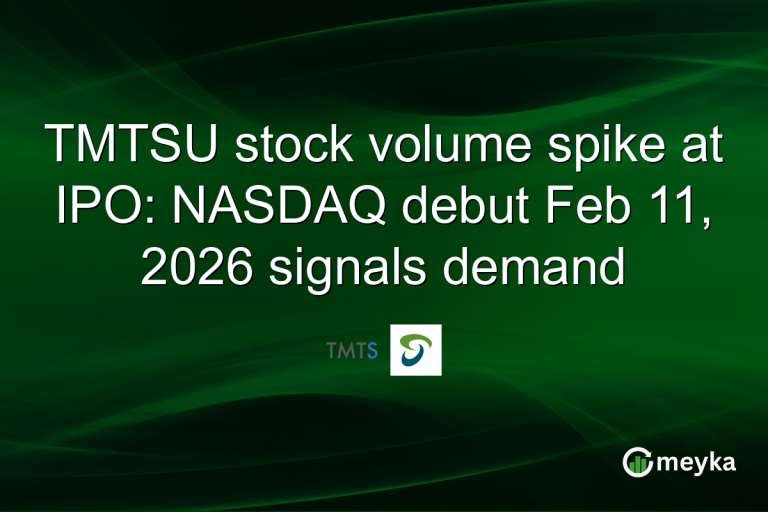TMTSU stock volume spike at IPO: NASDAQ debut Feb 11, 2026 signals demand