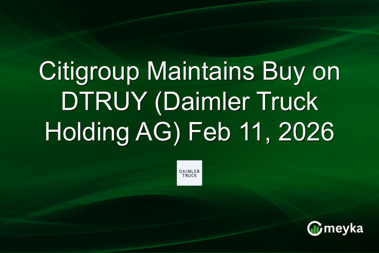 Citigroup Maintains Buy on DTRUY (Daimler Truck Holding AG) Feb 11, 2026