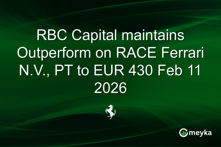RBC Capital maintains Outperform on RACE Ferrari N.V., PT to EUR 430 Feb 11 2026