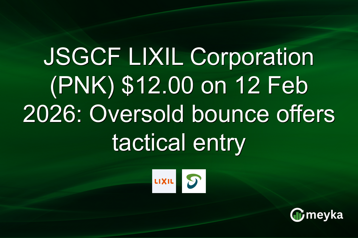 JSGCF LIXIL Corporation (PNK) $12.00 on 12 Feb 2026: Oversold bounce offers tactical entry