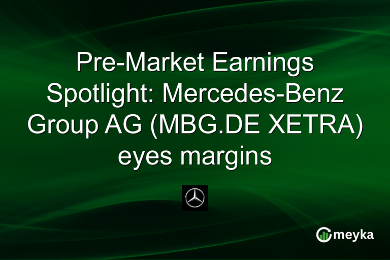 Pre-Market Earnings Spotlight: Mercedes-Benz Group AG (MBG.DE XETRA) eyes margins