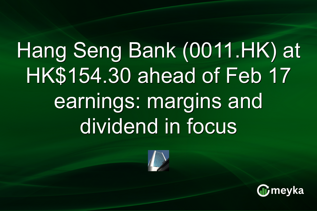 Hang Seng Bank (0011.HK) at HK$154.30 ahead of Feb 17 earnings: margins and dividend in focus