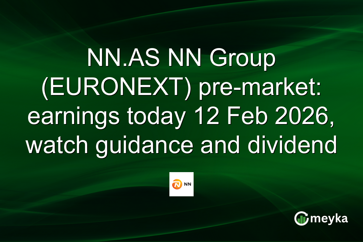 NN.AS NN Group (EURONEXT) pre-market: earnings today 12 Feb 2026, watch guidance and dividend