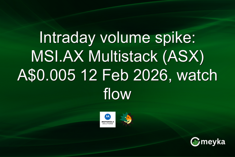 Intraday volume spike: MSI.AX Multistack (ASX) A$0.005 12 Feb 2026, watch flow