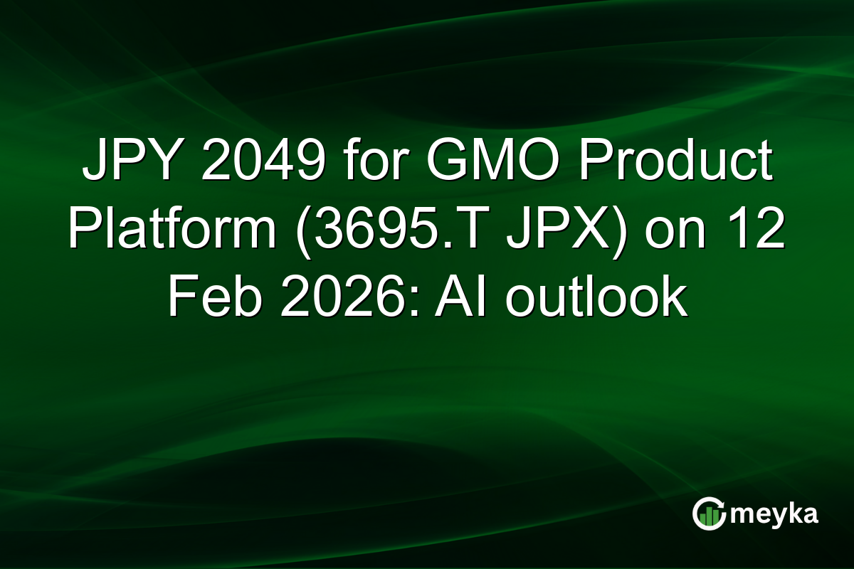 JPY 2049 for GMO Product Platform (3695.T JPX) on 12 Feb 2026: AI outlook
