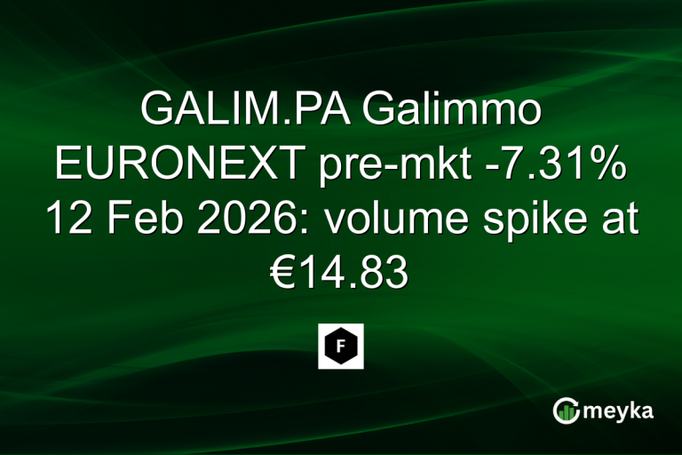 GALIM.PA Galimmo EURONEXT pre-mkt -7.31% 12 Feb 2026: volume spike at €14.83