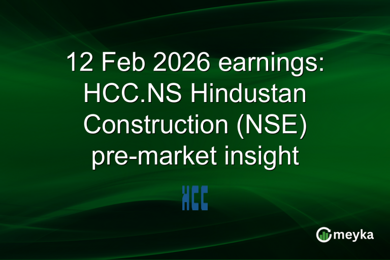 12 Feb 2026 earnings: HCC.NS Hindustan Construction (NSE) pre-market insight