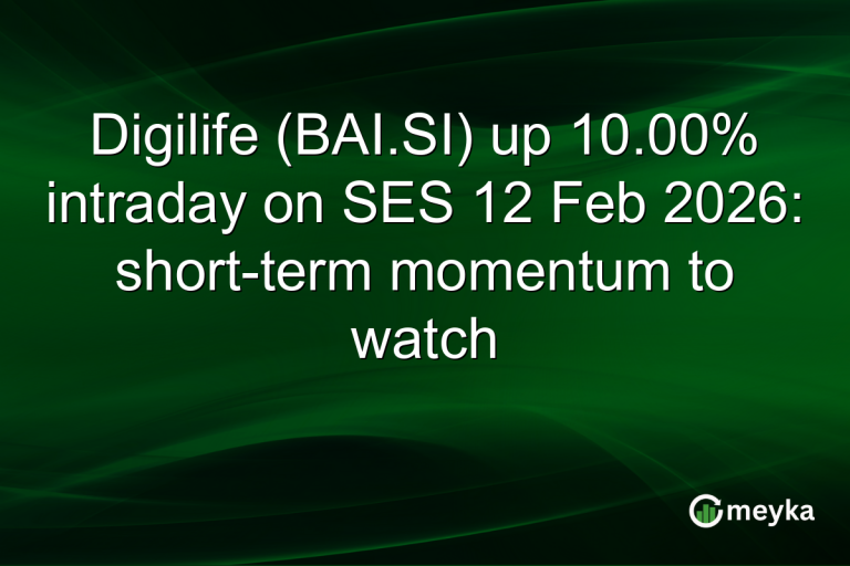 Digilife (BAI.SI) up 10.00% intraday on SES 12 Feb 2026: short-term momentum to watch
