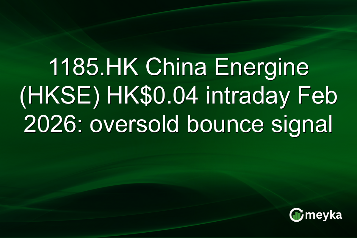 1185.HK China Energine (HKSE) HK$0.04 intraday Feb 2026: oversold bounce signal