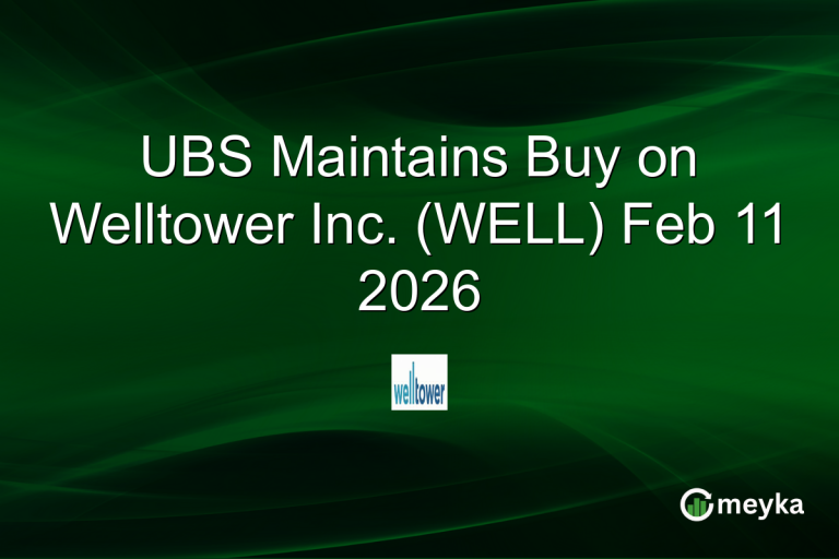 UBS Maintains Buy on Welltower Inc. (WELL) Feb 11 2026