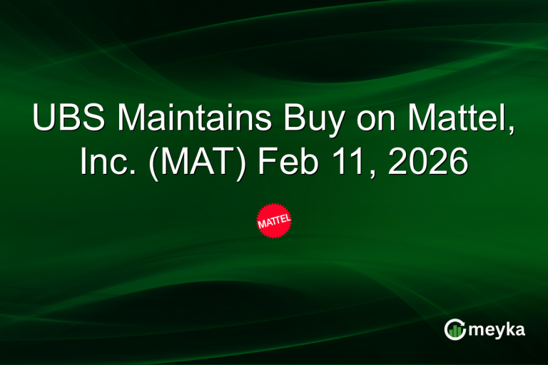 UBS Maintains Buy on Mattel, Inc. (MAT) Feb 11, 2026