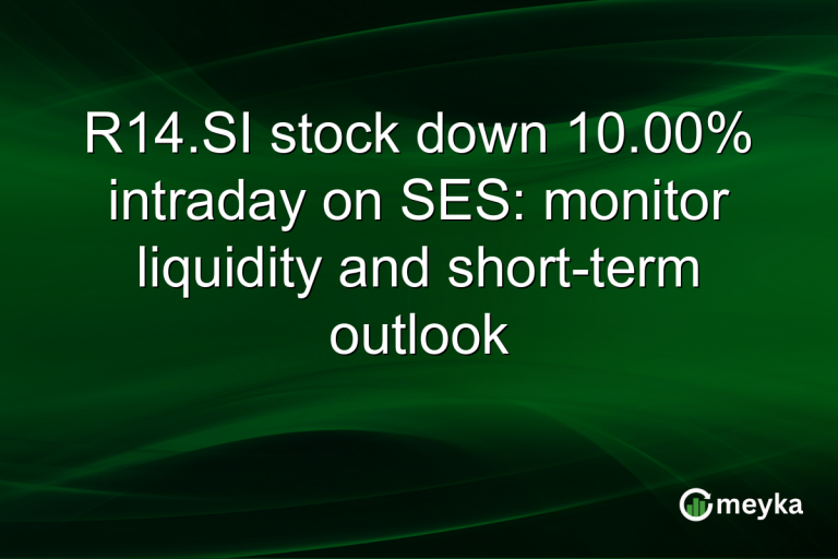 R14.SI stock down 10.00% intraday on SES: monitor liquidity and short-term outlook