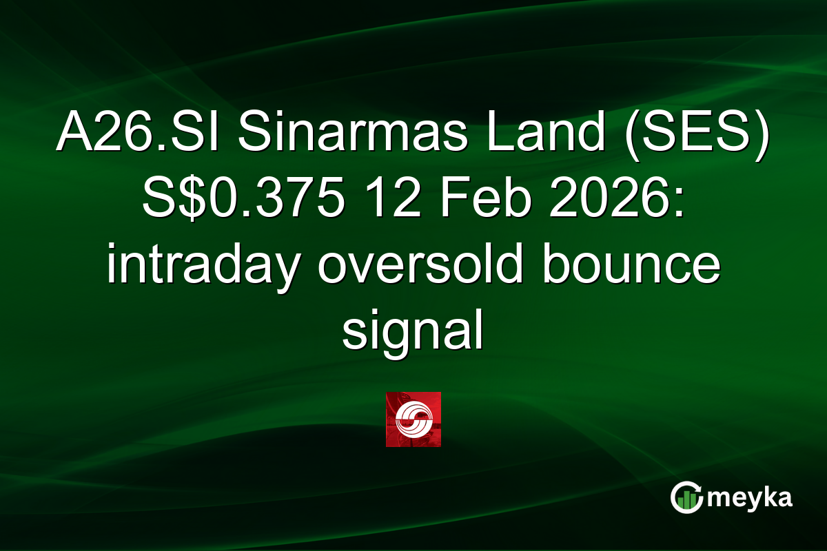 A26.SI Sinarmas Land (SES) S$0.375 12 Feb 2026: intraday oversold bounce signal