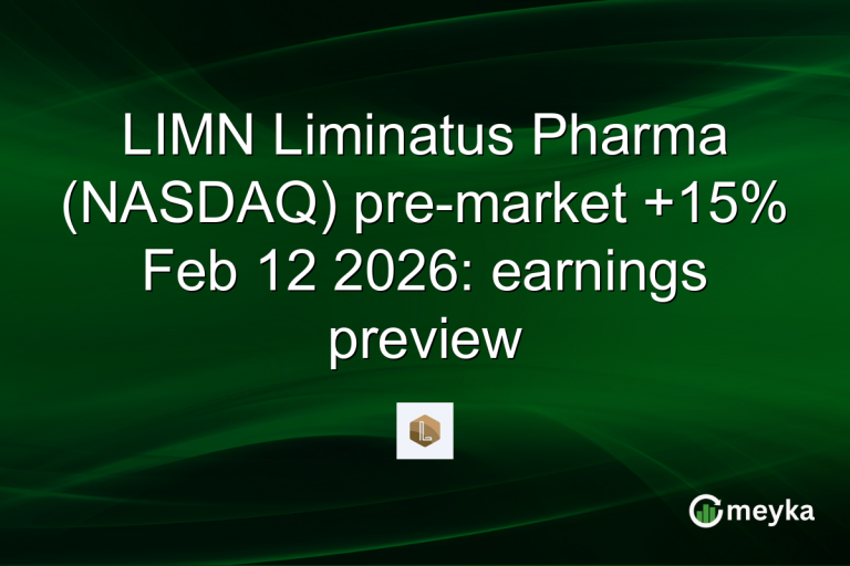 LIMN Liminatus Pharma (NASDAQ) pre-market +15% Feb 12 2026: earnings preview