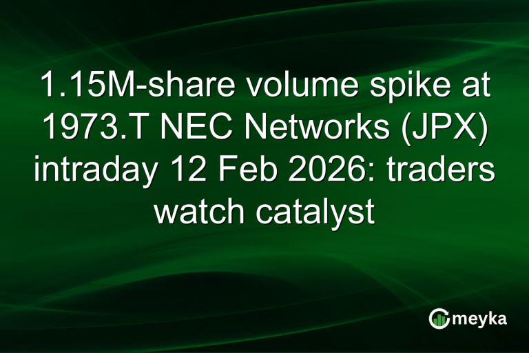 1.15M-share volume spike at 1973.T NEC Networks (JPX) intraday 12 Feb 2026: traders watch catalyst