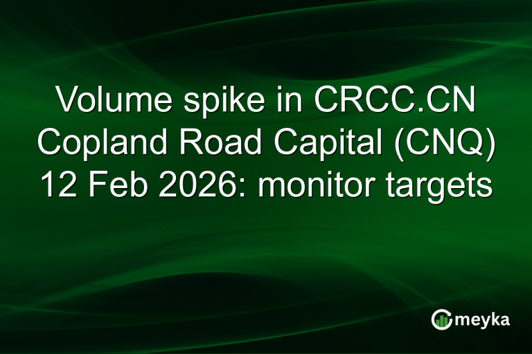 Volume spike in CRCC.CN Copland Road Capital (CNQ) 12 Feb 2026: monitor targets