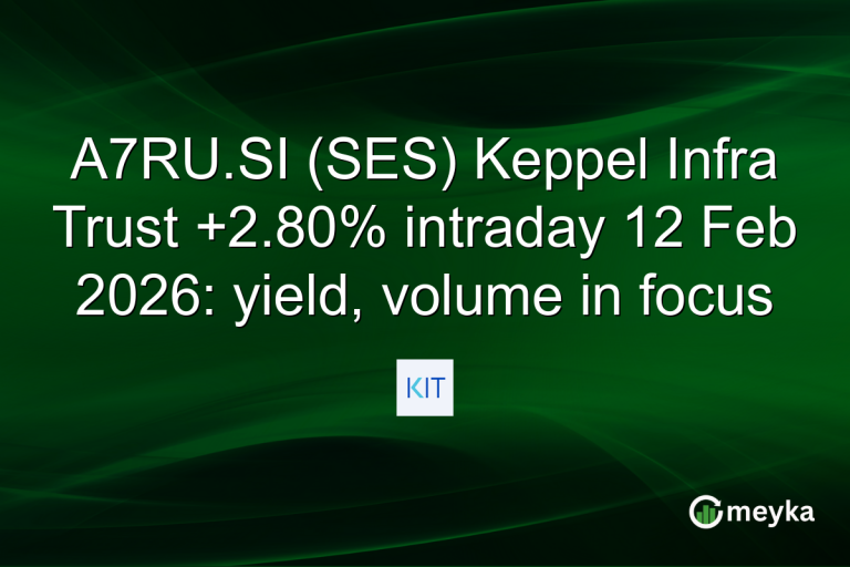 A7RU.SI (SES) Keppel Infra Trust +2.80% intraday 12 Feb 2026: yield, volume in focus