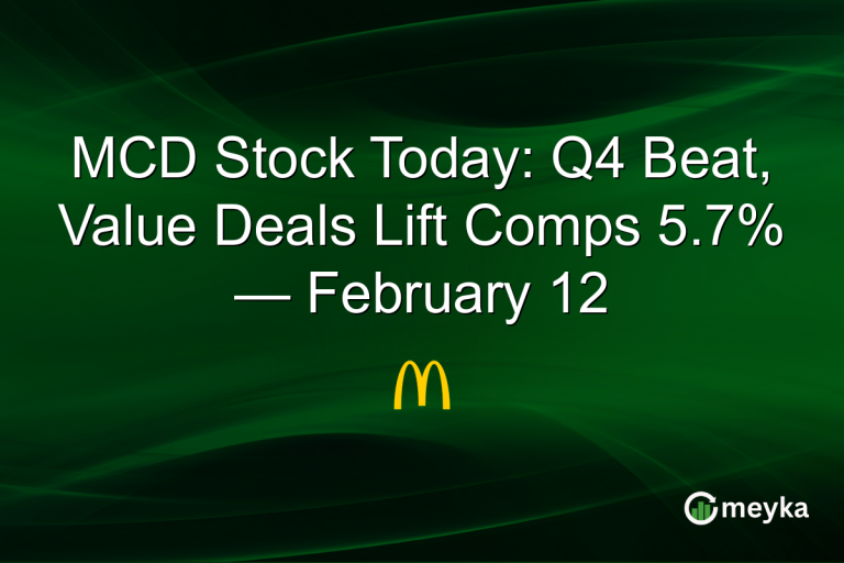 MCD Stock Today: Q4 Beat, Value Deals Lift Comps 5.7% — February 12