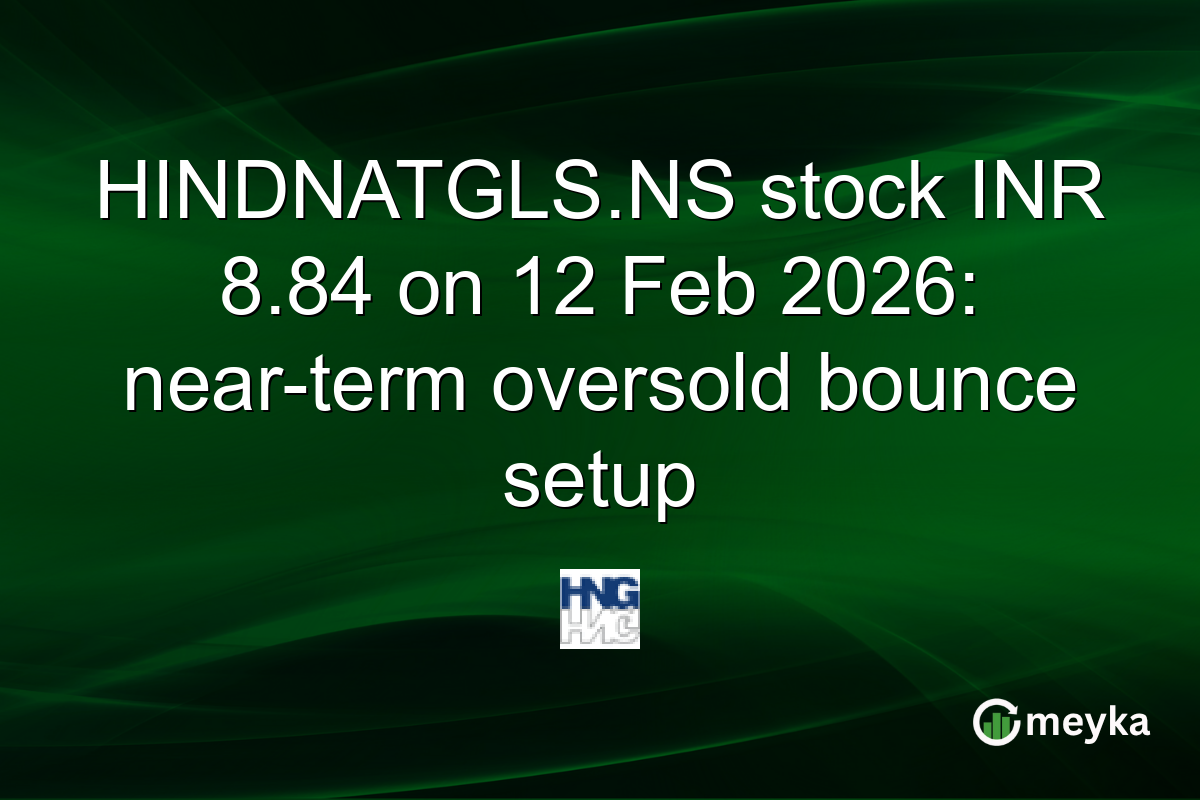 HINDNATGLS.NS stock INR 8.84 on 12 Feb 2026: near-term oversold bounce setup