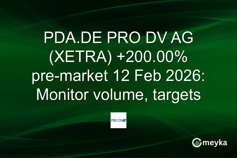 PDA.DE PRO DV AG (XETRA) +200.00% pre-market 12 Feb 2026: Monitor volume, targets