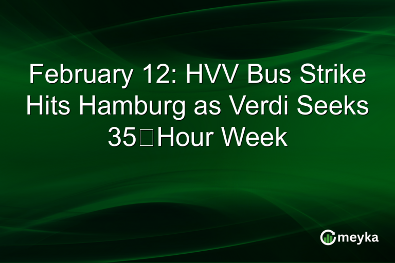 February 12: HVV Bus Strike Hits Hamburg as Verdi Seeks 35‑Hour Week