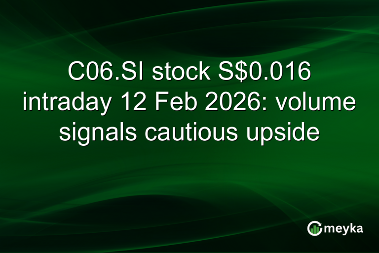 C06.SI stock S$0.016 intraday 12 Feb 2026: volume signals cautious upside