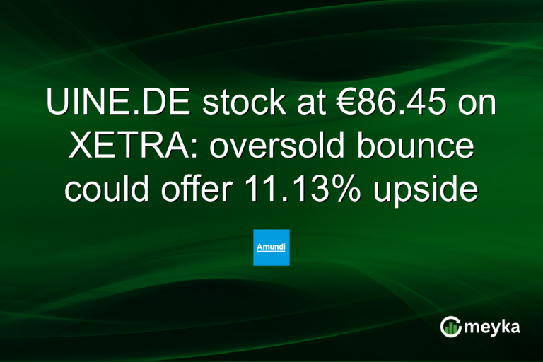 UINE.DE stock at €86.45 on XETRA: oversold bounce could offer 11.13% upside