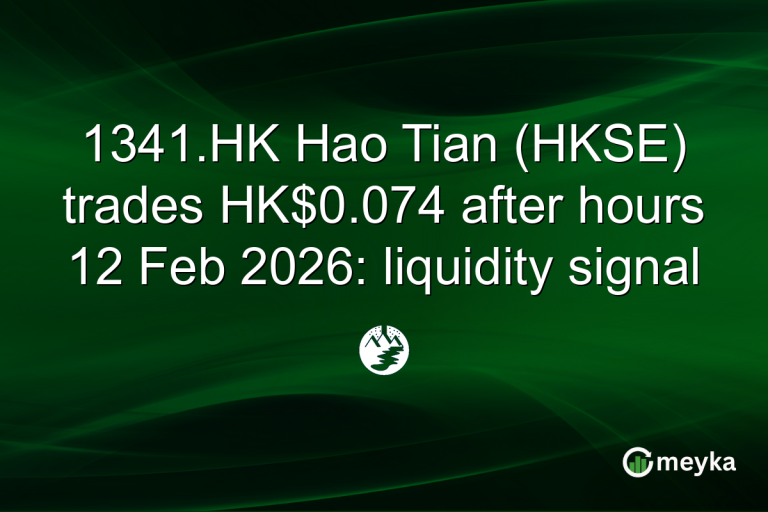 1341.HK Hao Tian (HKSE) trades HK$0.074 after hours 12 Feb 2026: liquidity signal