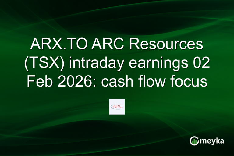 ARX.TO ARC Resources (TSX) intraday earnings 02 Feb 2026: cash flow focus