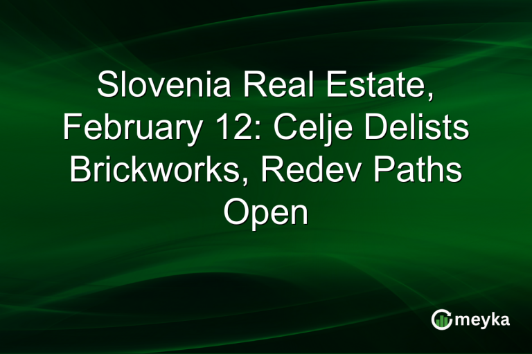 Slovenia Real Estate, February 12: Celje Delists Brickworks, Redev Paths Open