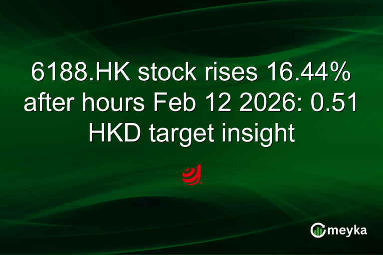 6188.HK stock rises 16.44% after hours Feb 12 2026: 0.51 HKD target insight