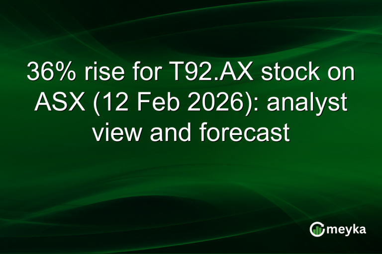 36% rise for T92.AX stock on ASX (12 Feb 2026): analyst view and forecast