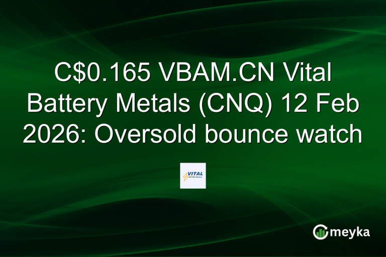 C$0.165 VBAM.CN Vital Battery Metals (CNQ) 12 Feb 2026: Oversold bounce watch