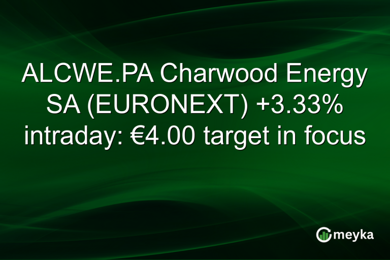 ALCWE.PA Charwood Energy SA (EURONEXT) +3.33% intraday: €4.00 target in focus