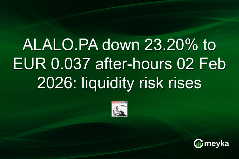 ALALO.PA down 23.20% to EUR 0.037 after-hours 02 Feb 2026: liquidity risk rises