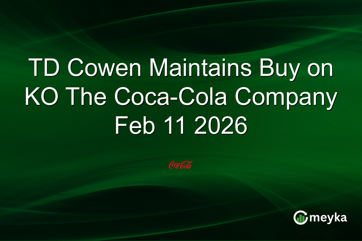 TD Cowen Maintains Buy on KO The Coca-Cola Company Feb 11 2026