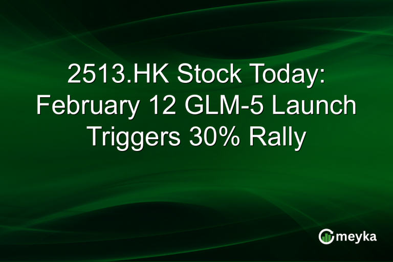 2513.HK Stock Today: February 12 GLM-5 Launch Triggers 30% Rally