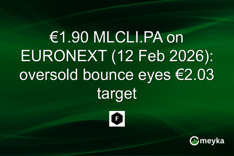 €1.90 MLCLI.PA on EURONEXT (12 Feb 2026): oversold bounce eyes €2.03 target