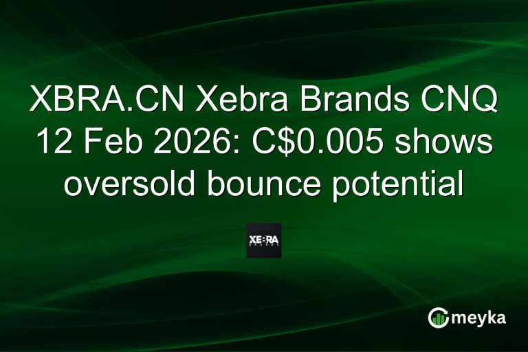 XBRA.CN Xebra Brands CNQ 12 Feb 2026: C$0.005 shows oversold bounce potential