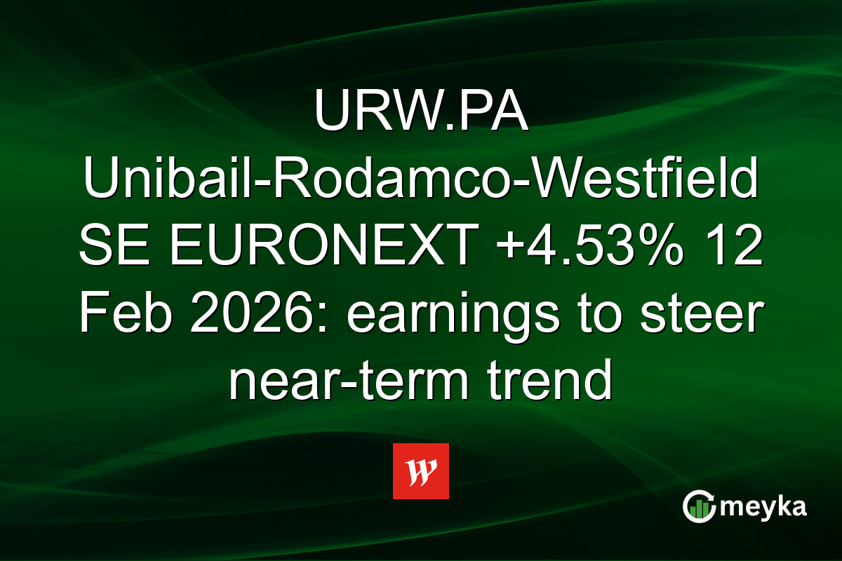 URW.PA Unibail-Rodamco-Westfield SE EURONEXT +4.53% 12 Feb 2026: earnings to steer near-term trend