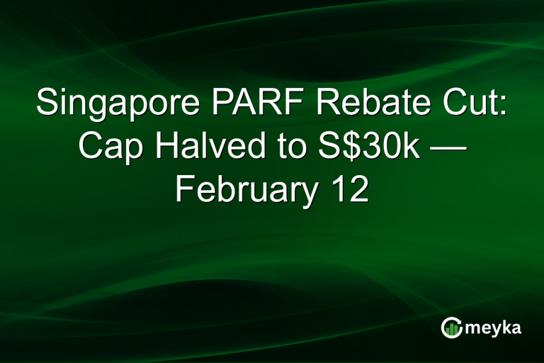 Singapore PARF Rebate Cut: Cap Halved to S$30k — February 12