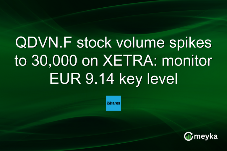 QDVN.F stock volume spikes to 30,000 on XETRA: monitor EUR 9.14 key level