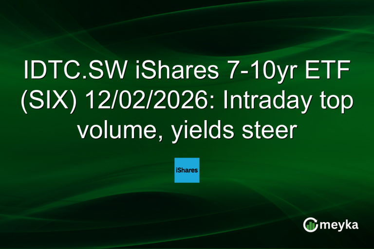 IDTC.SW iShares 7-10yr ETF (SIX) 12/02/2026: Intraday top volume, yields steer