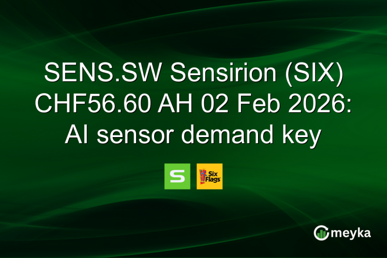 SENS.SW Sensirion (SIX) CHF56.60 AH 02 Feb 2026: AI sensor demand key
