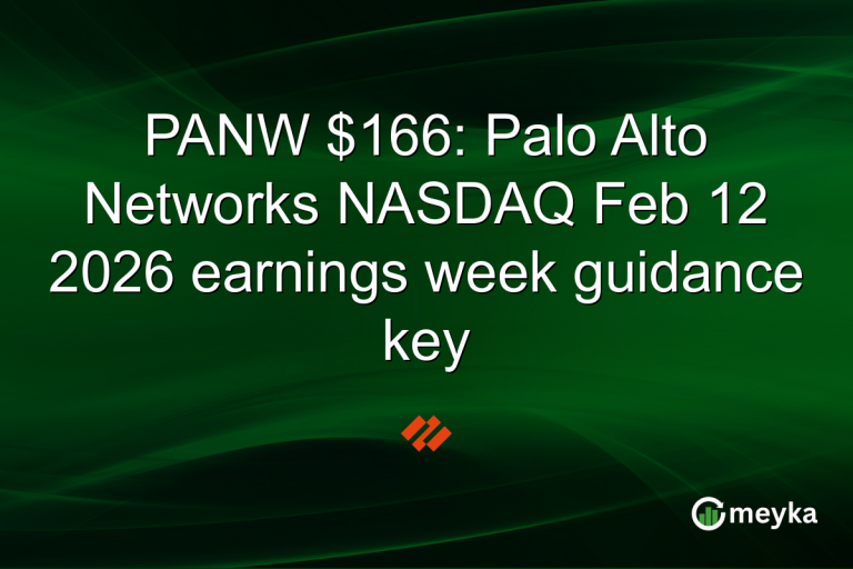 PANW $166: Palo Alto Networks NASDAQ Feb 12 2026 earnings week guidance key