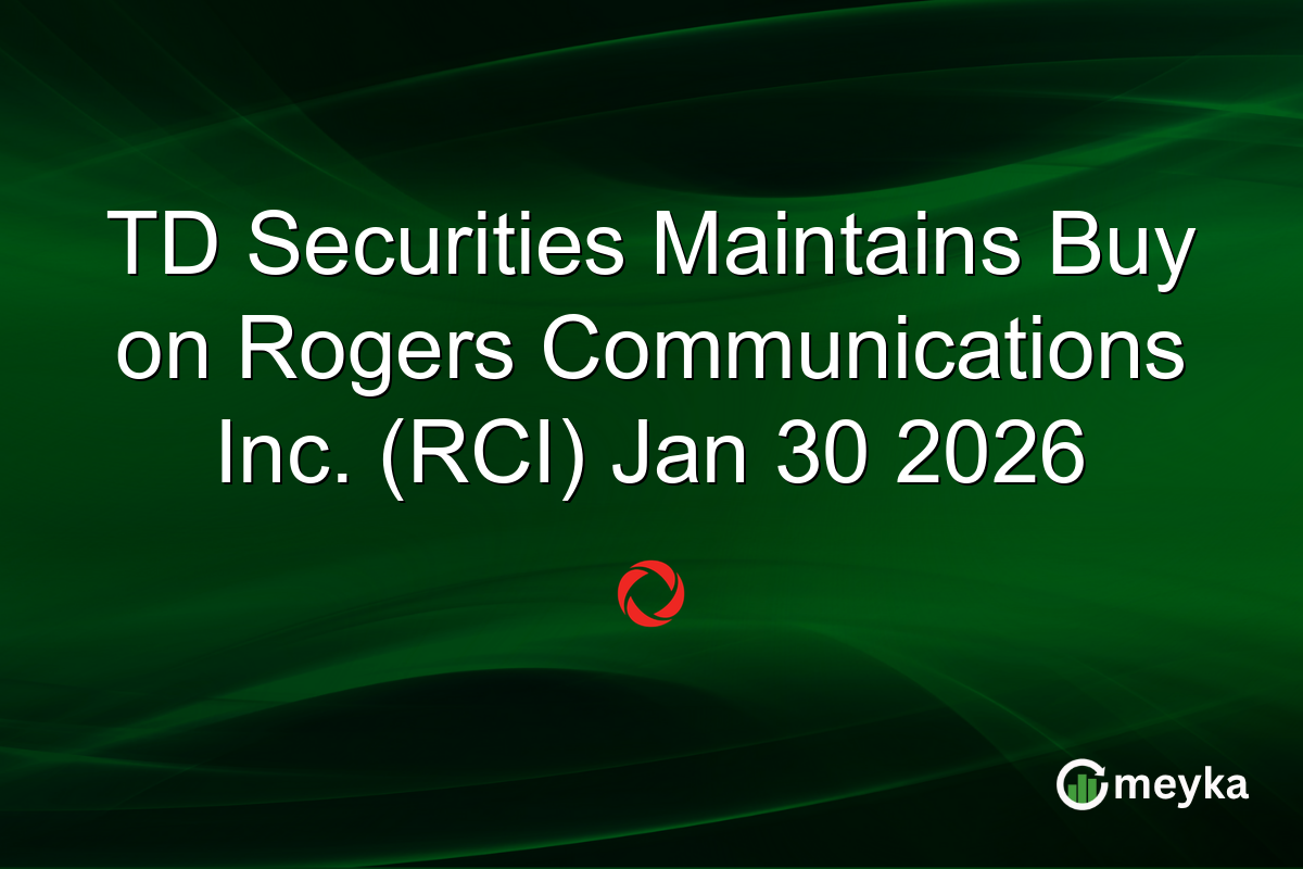 TD Securities Maintains Buy on Rogers Communications Inc. (RCI) Jan 30 2026