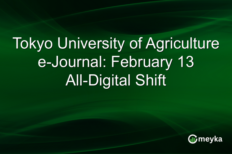 Tokyo University of Agriculture e-Journal: February 13 All-Digital Shift