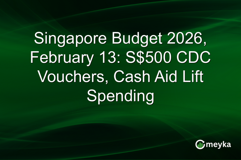 Singapore Budget 2026, February 13: S$500 CDC Vouchers, Cash Aid Lift Spending