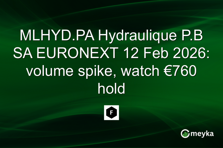 MLHYD.PA Hydraulique P.B SA EURONEXT 12 Feb 2026: volume spike, watch €760 hold